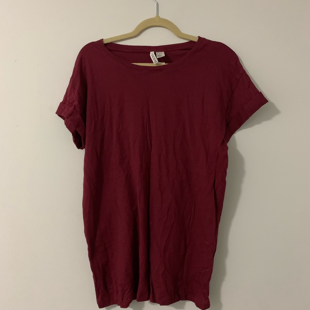 Red long T Shirt